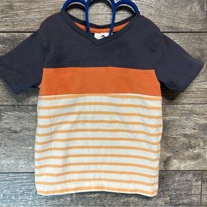 Tommy Bahama Navy and Orange Kids Tee
